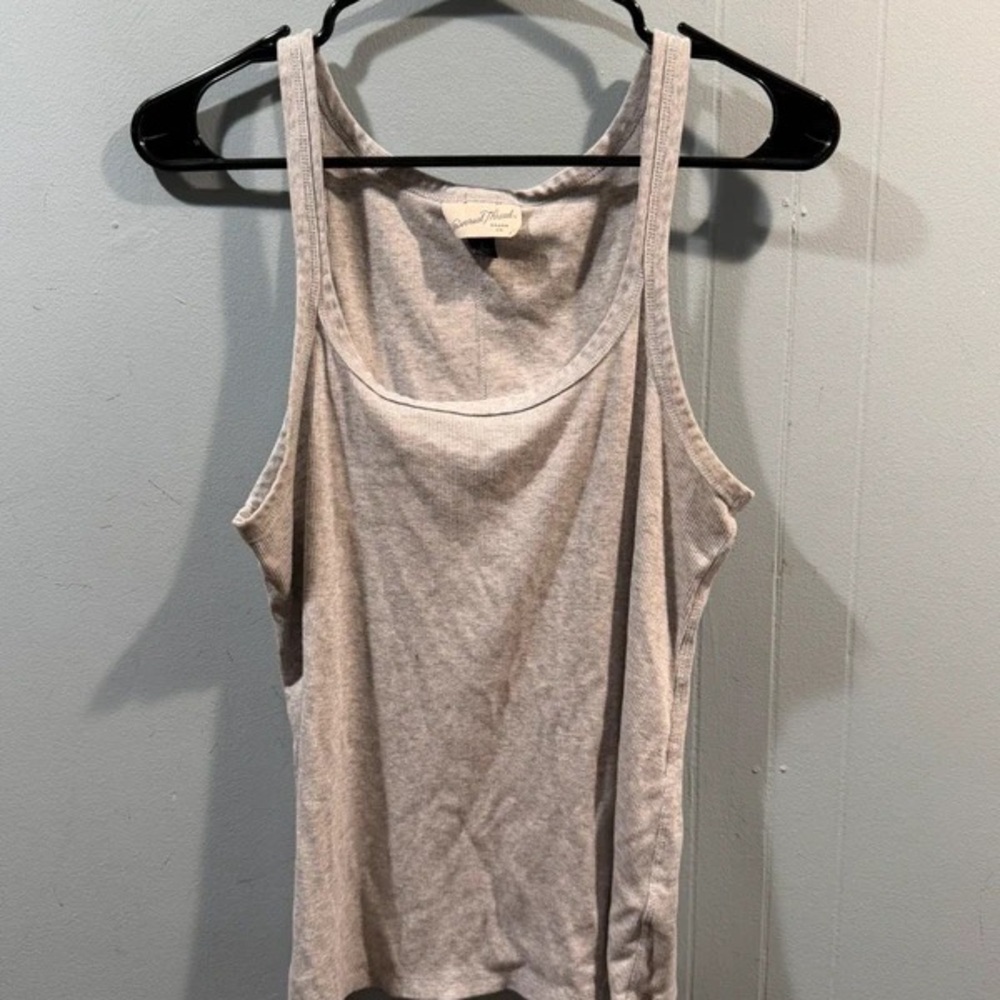 Universal Thread Men's Light Gray Tank Top - Soft Knit Sleeveless